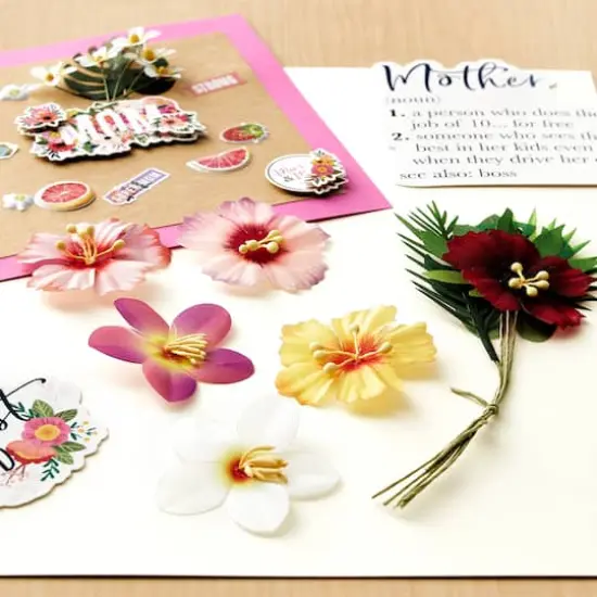 Tropical Fabric Flowers by Recollections&trade; {3}