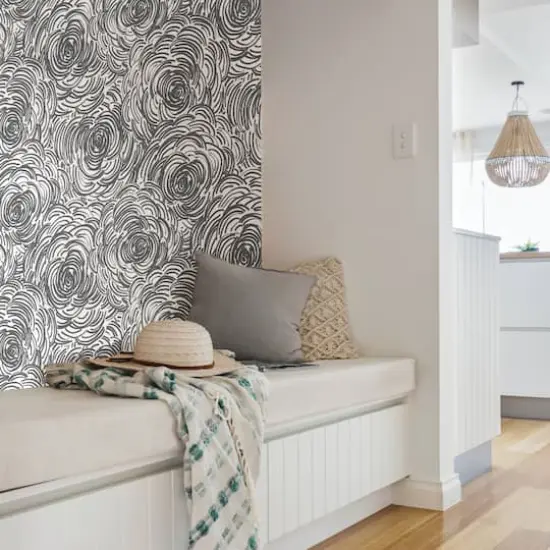 NuWallpaper Black Beauty Peel & Stick Wallpaper {7}