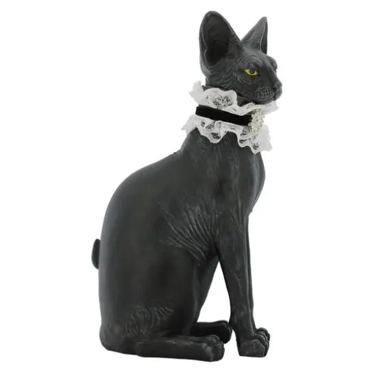 7.5" Black Sphynx Cat Tabletop Accent by Ashland&reg; {4}