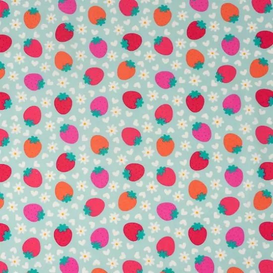 SINGER Modern Strawberry Cotton Fabric {1}