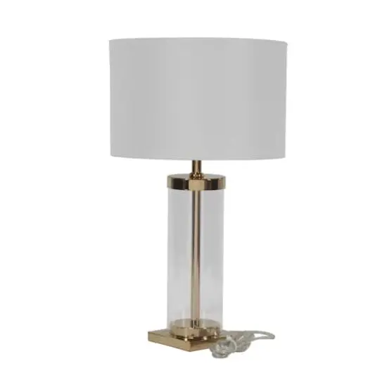 CosmoLiving by Cosmopolitan 25" Gold Metal Transitional Table Lamp {3}
