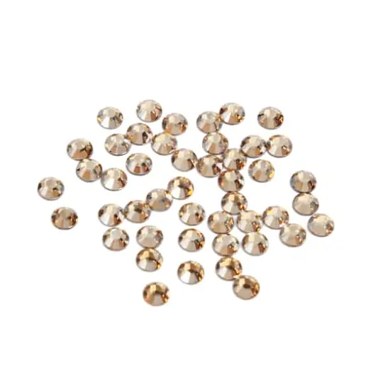 SS16 Round Hotfix Austrian Crystals by Bead Landing&trade;, 50ct. Golden Honey {1}