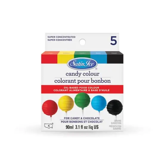 Satin Ice&reg; Candy Colour Oil-Based Food Color, 5ct. {1}