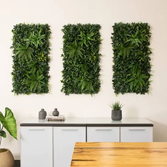 20" x 40" Andean Cloud Forest Artificial Living Wall Panel {9}