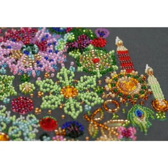 Abris Art Golden Lights Winter Tale Bead Embroidery Kit {8}