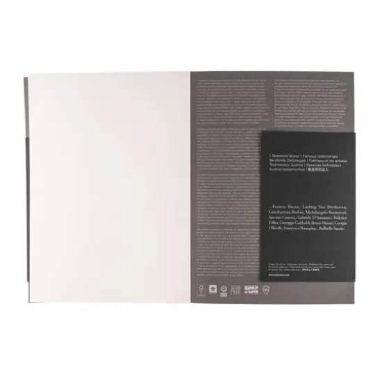Fabriano&reg; Ecoqua Plus Dotted Glue-Bound Notebook Gray {9}
