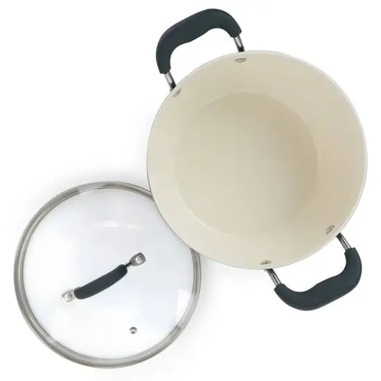 Oster Corbett 5.4qt. Nonstick Aluminum Dutch Oven Gray {7}