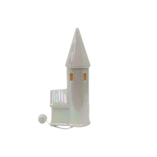 11.75" Iridescent White Church LED Tabletop D&eacute;cor by Ashland&reg; {5}