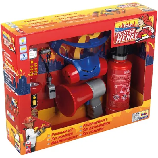 Theo Klein Fire Fighter Henry Fireman Toy Set {7}