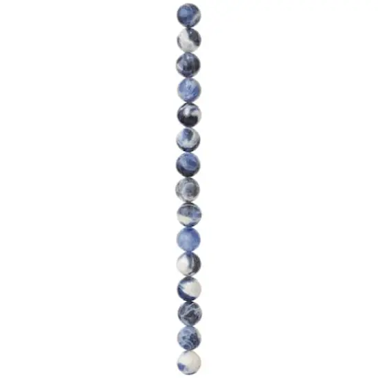 Blue Sodalite Stone Round Beads, 10mm by Bead Landing&trade; {4}