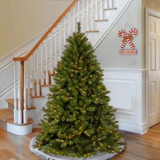6.5ft. Pre-Lit Winchester Pine Artificial Christmas Tree, Clear Lights {3}