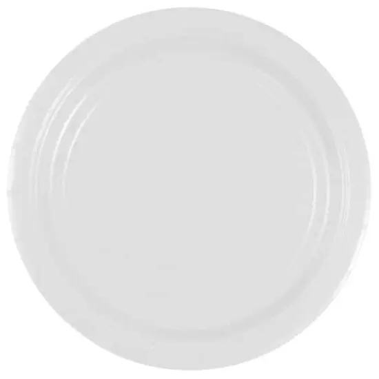 JAM Paper 7" Paper Party Plates, 50ct. White {1}