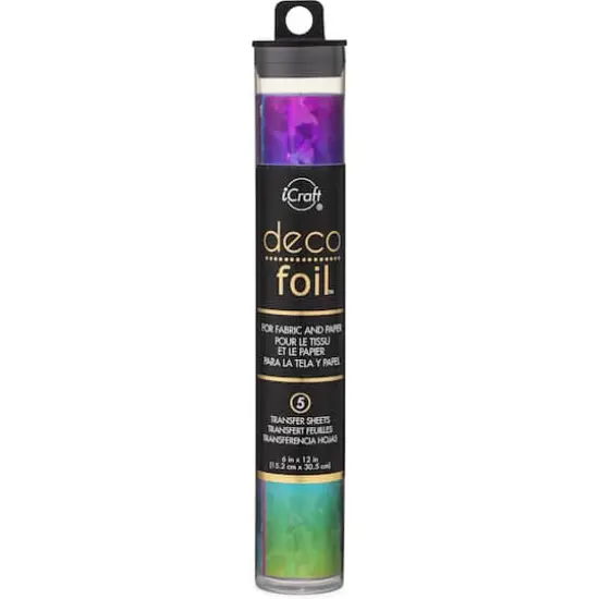 Deco Foil&trade; Shattered Glass Transfer Sheets Rainbow Shattered Glass {1}