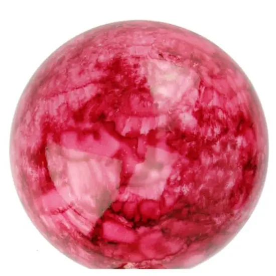 4ct Marbled Crimson Red Shatterproof Ball Ornaments {5}