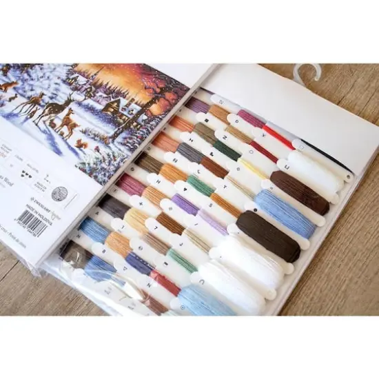 Letistitch Christmas Wood Counted Cross Stitch Kit {8}