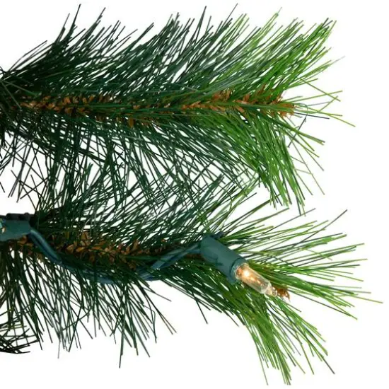 48" Pre-Lit Royal Oregon Pine Artificial Christmas Wreath {11}