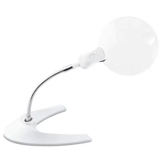 OttLite 5" LED Magnifier with Clip & Stand {5}