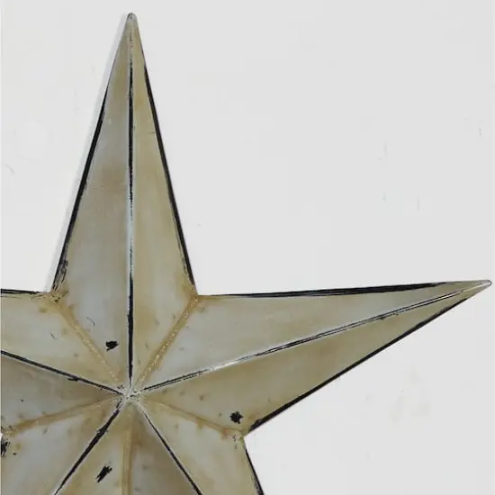 Light Brown Metal Star Wall D&eacute;cor Set {3}