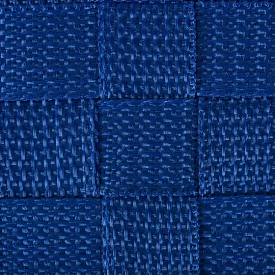 DII&reg; Nylon Basketweave Trapezoid Bin Set, 2ct. Navy {5}