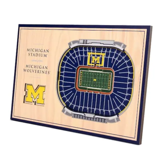 NCAA 3D StadiumViews Desktop Display Michigan Wolverines {1}