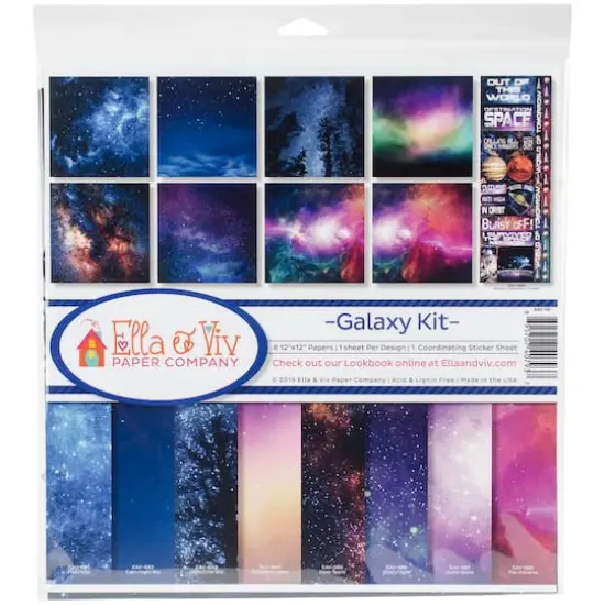 Ella & Viv Collection Kit 12"X12"-Galaxy {1}