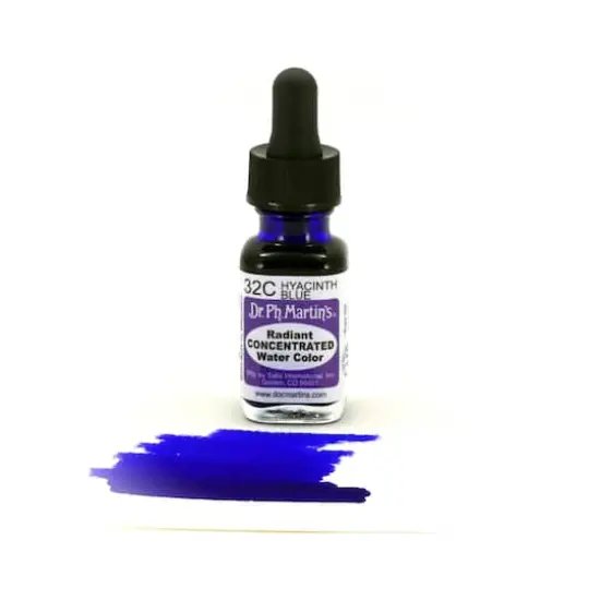 Dr. Ph. Martin's&reg; Radiant Concentrated Watercolor, 0.5oz. 32C Hyacinth Blue {4}