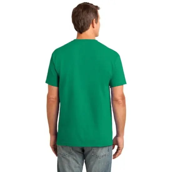 Port & Company&reg; Core Cotton Pocket Adult T-Shirt Kelly {5}