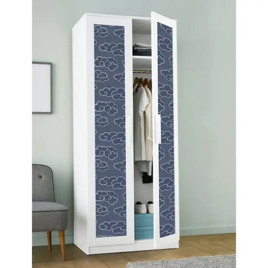 NuWallpaper Alto Navy Peel & Stick Wallpaper {5}