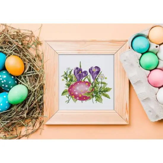 Luca-S Easter Egg Counted Cross Stitch Kit {10}