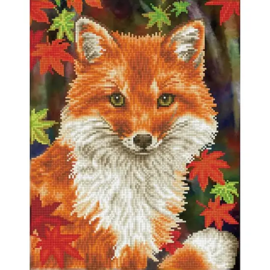 Diamond Dotz® Intermediate Level Foxy Diamond Painting Kit {1}