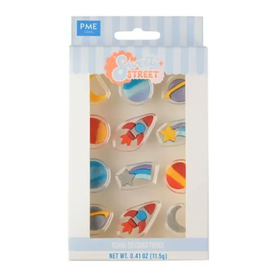 PME Cake Sweet Street&reg; Space Icing Decorations {3}