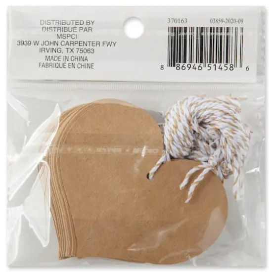 Heart Kraft Tags by Recollections&trade; {5}