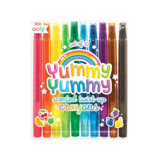 OOLY Yummy Yummy Scented Twist Up Crayons, 10ct. {1}