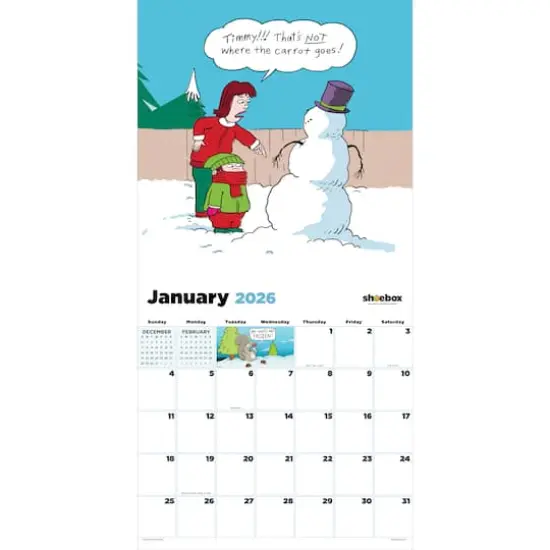 2026 Shoebox Wall Calendar {3}