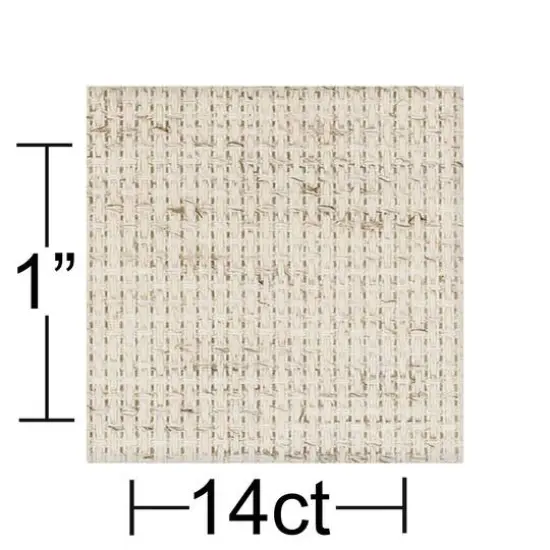 Essentials by Leisure Arts Oatmeal 14 Count Aida Cloth, 30" x 36" {4}