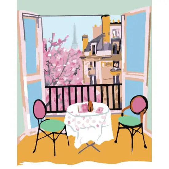 Balcony View Paint-by-Number Kit by Artist's Loft&reg; {1}