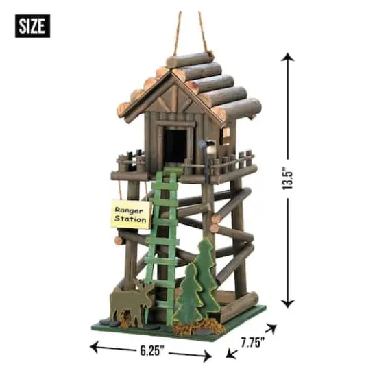 13.5'' Ranger Station Birdhouse {4}