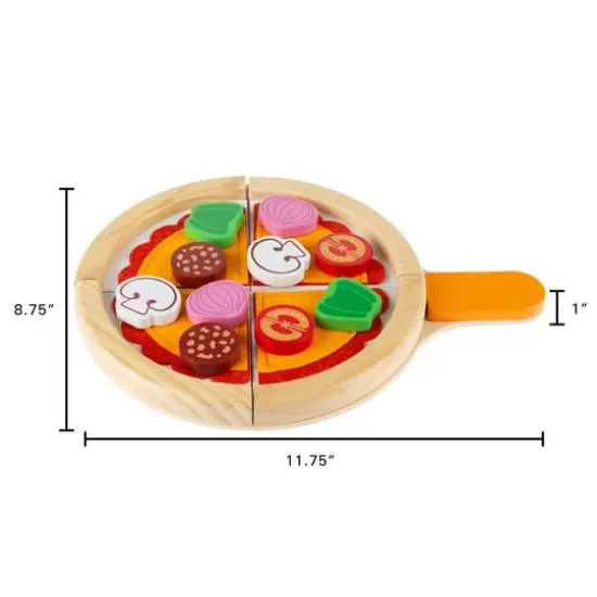 Toy Time Pretend Play Pizza Set {3}