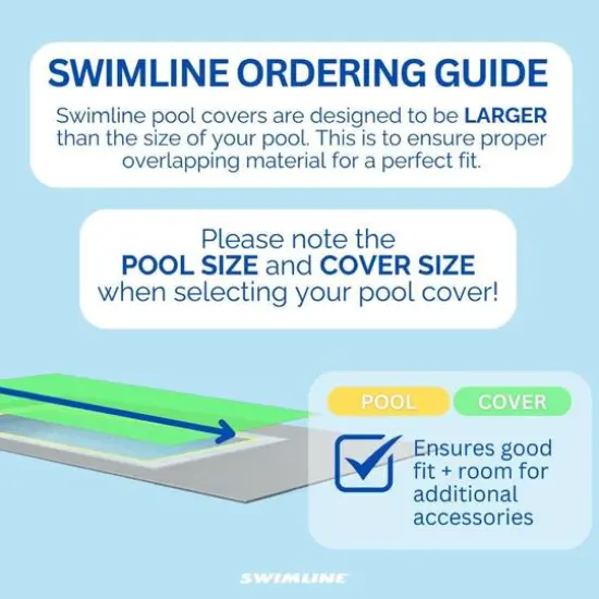 Swim Central 29ft. Rectangular Inground Swimming Pool Winter Cover {7}