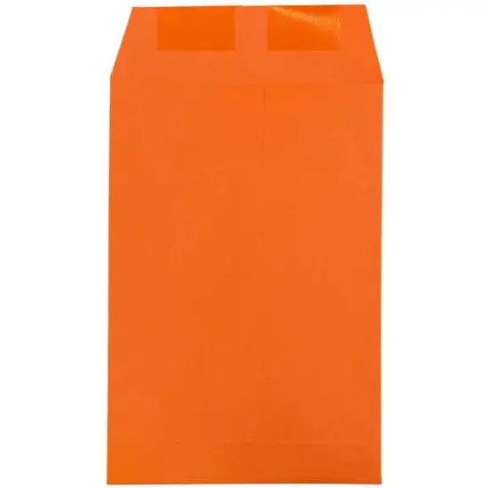 JAM Paper 6" x 9" Orange Open End Catalog Colored Envelopes, 50ct. {3}