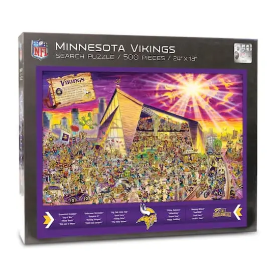 Joe Journeyman NFL 500 Piece Jigsaw Puzzle Minnesota Vikings {1}