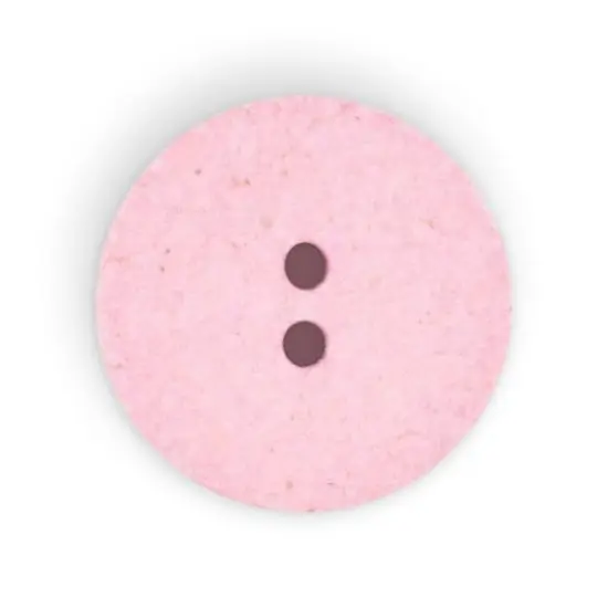 Dritz&reg; 23mm Recycled Cotton Round Buttons, 6ct. Light pink {5}