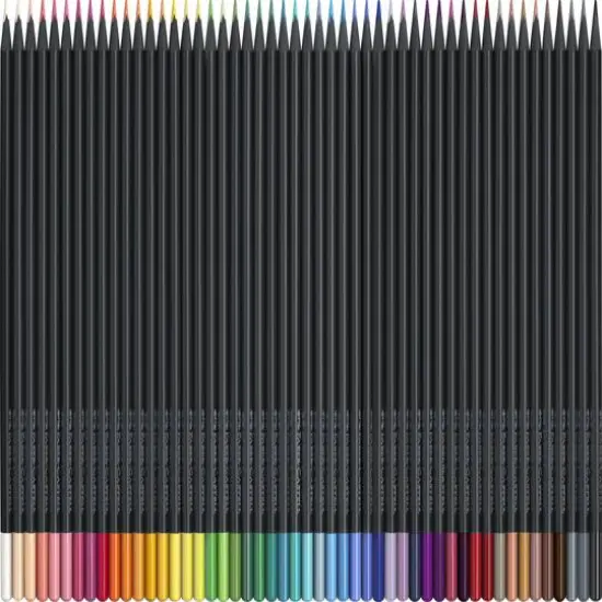 Faber-Castell&reg; 50 Color Black Edition Colored Pencils {5}