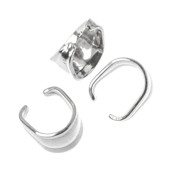 10mm Stainless Steel Pinch Bails by Bead Landing&trade; {3}