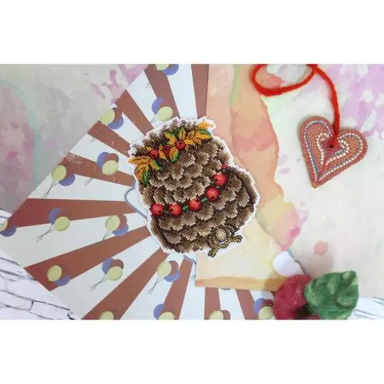 MP Studia Autumn Owl Plastic Canvas Counted Cross Stitch Kit {7}