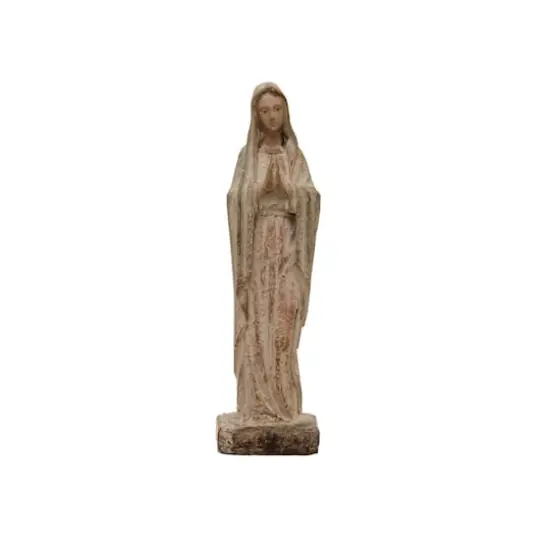 Hello Honey&reg; 14.5" Magnesia Vintage Reproduction Virgin Mary Statue {1}