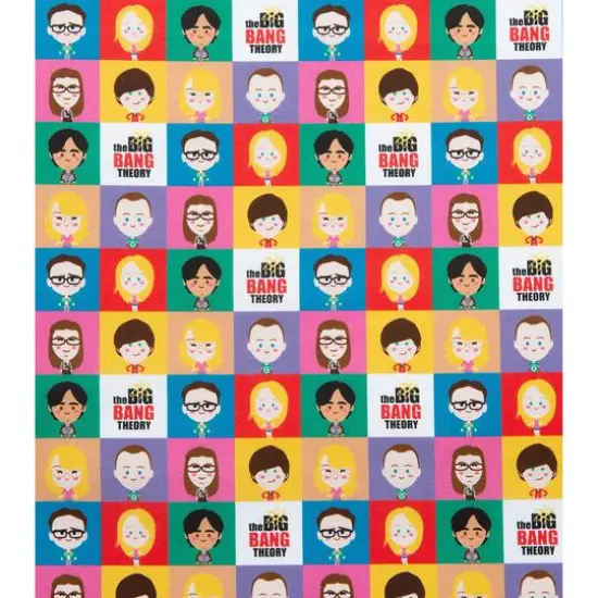 The Big Bang Theory Chibi Portrait Precut Cotton Fabric {4}