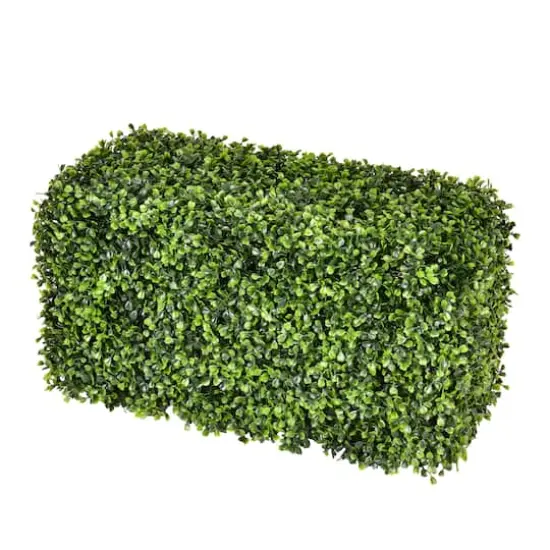 24" Artificial Green Boxwood Hedge {1}