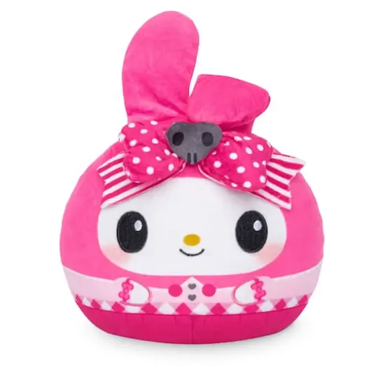 TeeTurtle 6" Pink & Black My Melody & Kuromi Reversible Plushie {3}