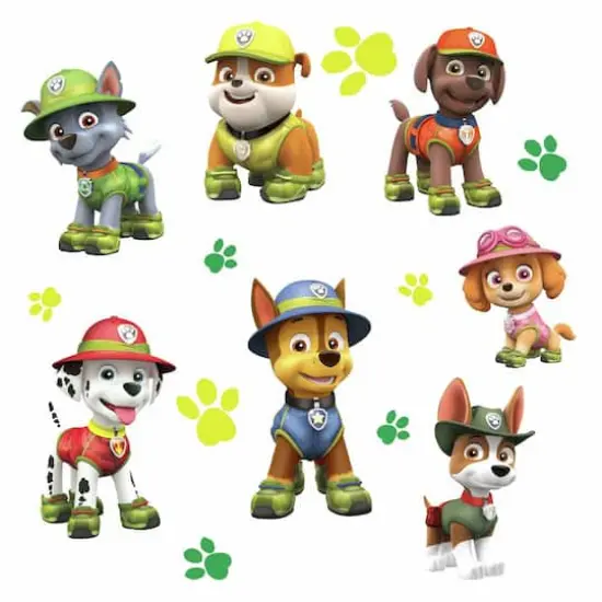 RoomMates Paw Patrol Jungle Peel & Stick Giant Wall Decals {3}